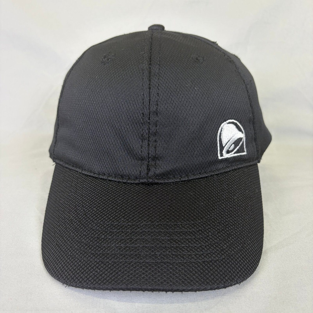 Taco Bell Baseball Hat Employee Uniform Unisex OSFM Black Snapback Logo